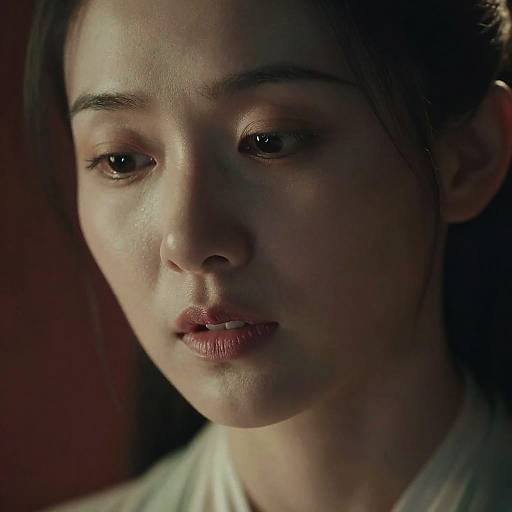 Mysterious Woman with Lustful Expression