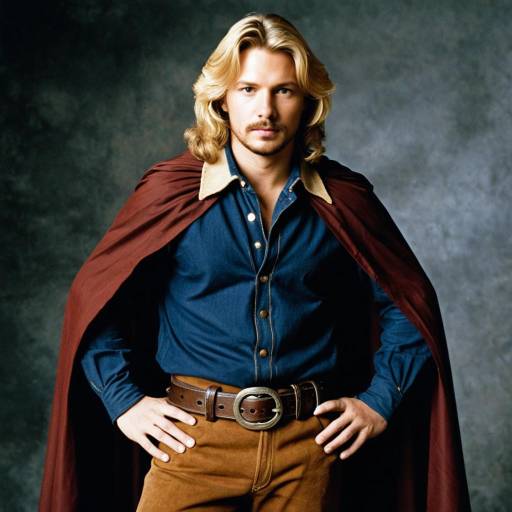 Man in Cyrano Bergerac inspired costume