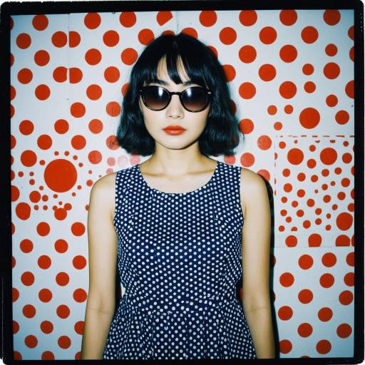 Vibrant Neo-Pop Portrait of Young Woman