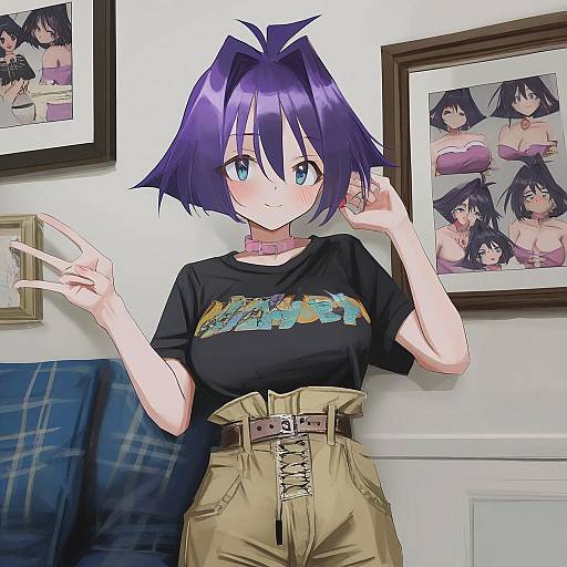 Illustration of Amelia wil tesla seyruun, slayers in the style of Nadegata