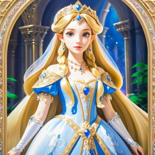 Elegant Princess Zelda Portrait