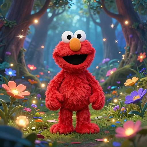 Elmo in Enchanting Magical Forest