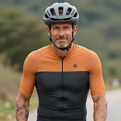 Professional Portrait of Gravel Biker