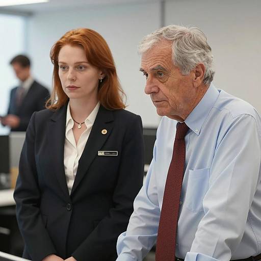 Office Interaction Between Colleagues