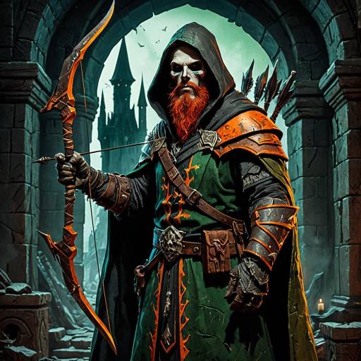 Undead Archer Sorcerer in Dark Castle
