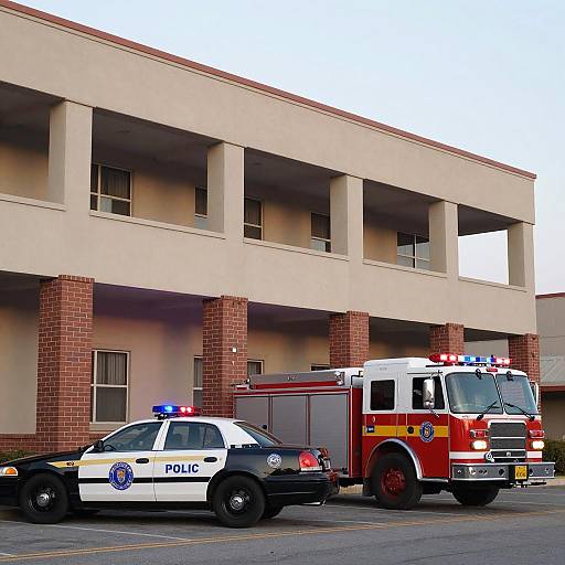 Urban Emergency Scene with Vehicles
