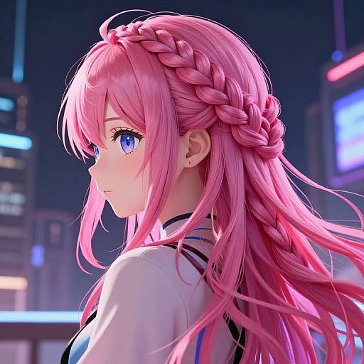 Vibrant Anime Female Hairstyles