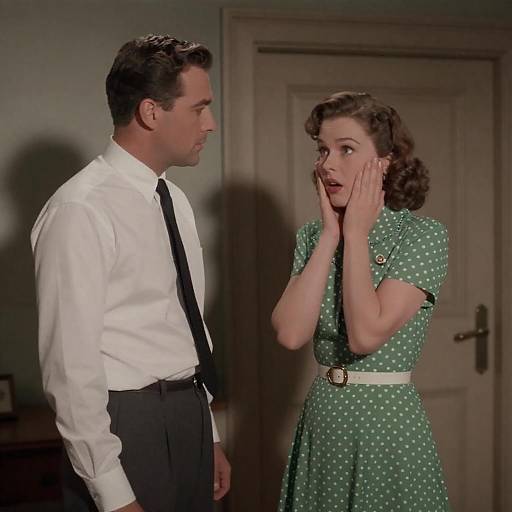 Classic 1950s Movie Scene Capture