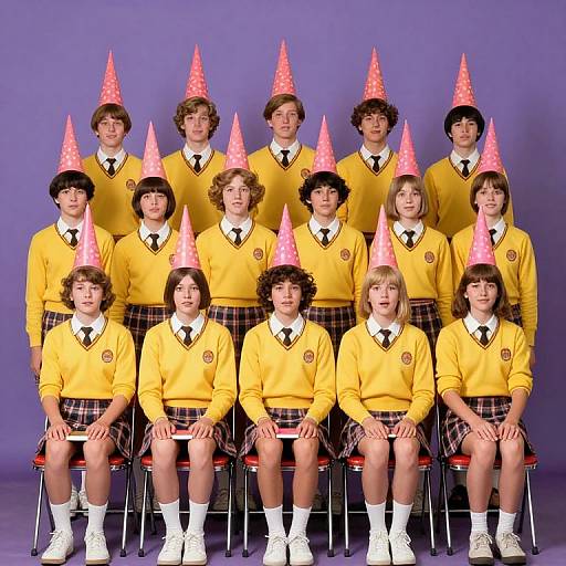 Retro 1969 Futuristic School Photo