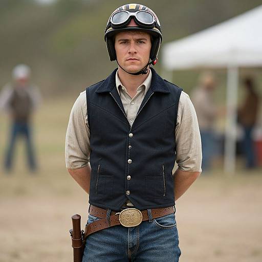 Realistic Viago Costume Portrait Outdoors