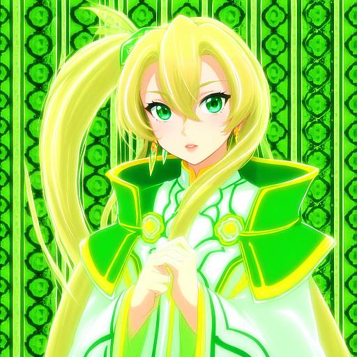 Illustration of Alisha diphda, tales of (series) in the style of Dakusuta