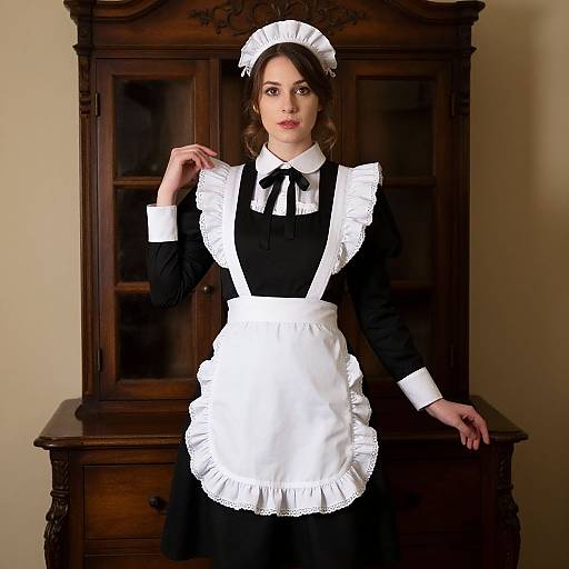 Victorian Maid Costume Portrait