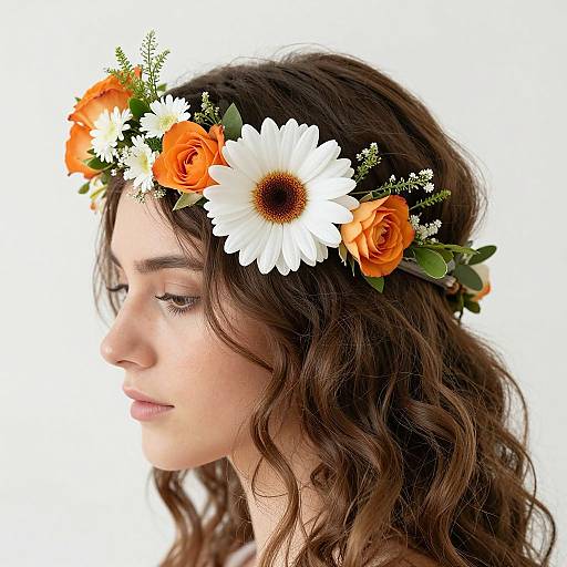 Elegant Boho Flower Crown Adornment