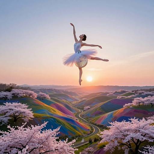 Ethereal Ballet in Dreamscape