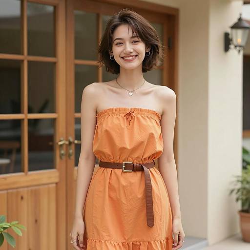 Elegant Summer Portrait of a Young Woman