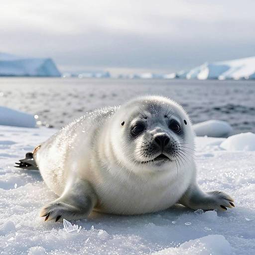 Hyper-Realistic Adorable Seal Pup