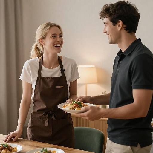 Casual Dining with Smiles and Laughter