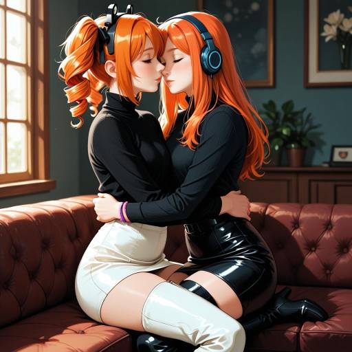 Yuri Cowboy Shot in Scandinavian Den