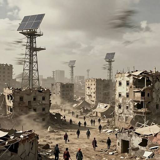 Post-Apocalyptic Madina Metropolis Scene