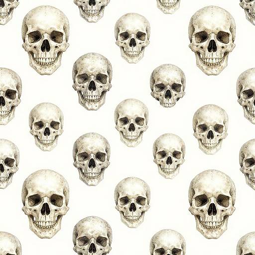 Anatomy Boutique Skull Wallpaper