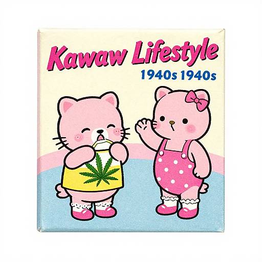 1940s Kawaii Marijuana Ad