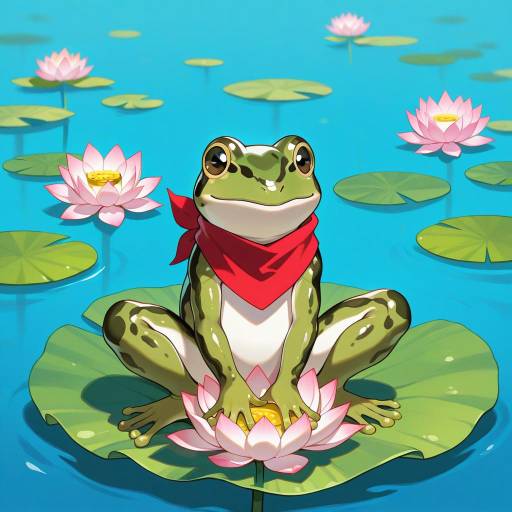 Celestial Frog on a Lily Pad Celestial Frog on a Lily Pad