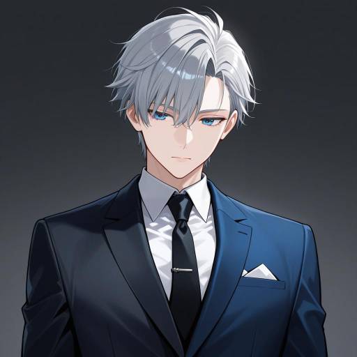 Dignified Elder in Formal Attire Dignified Elder in Formal Attire