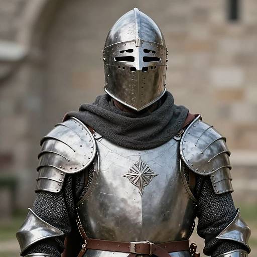 Medieval Male Warrior in Armor