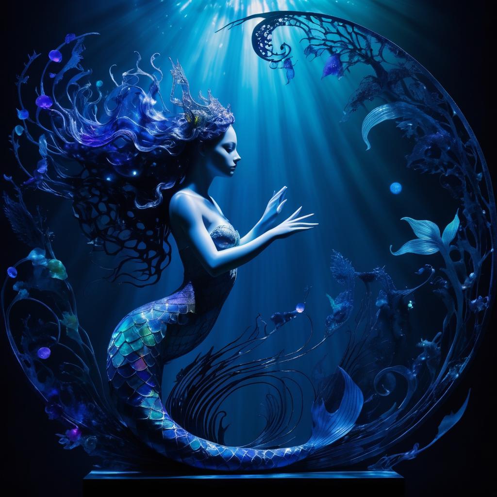 Cosmic Mermaid: A Shadow Puppetry Journey