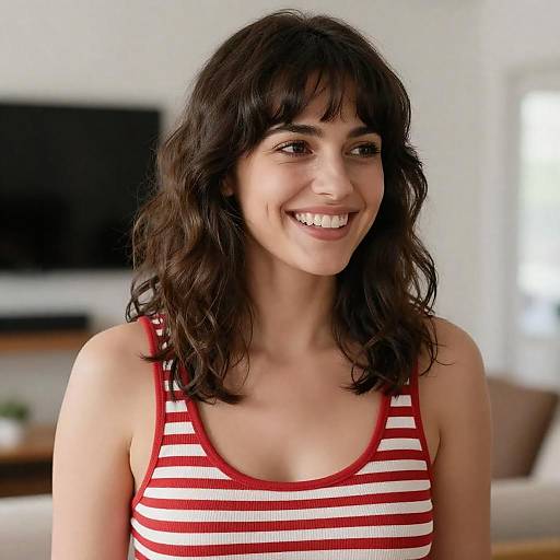 Radiant Portrait of a Smiling Woman