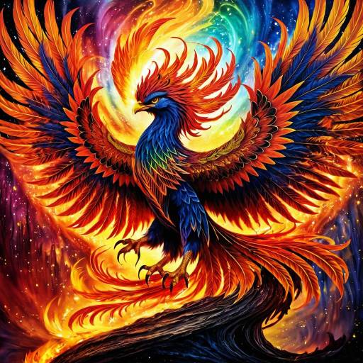 Vivid Fantasy Phoenix Rising