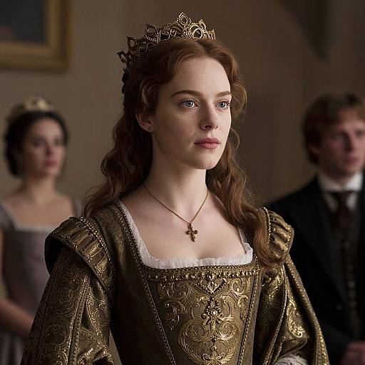 Photorealistic 15th-Century Royal Portrait