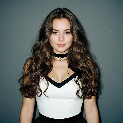 Young Woman in Friday Girl Costume