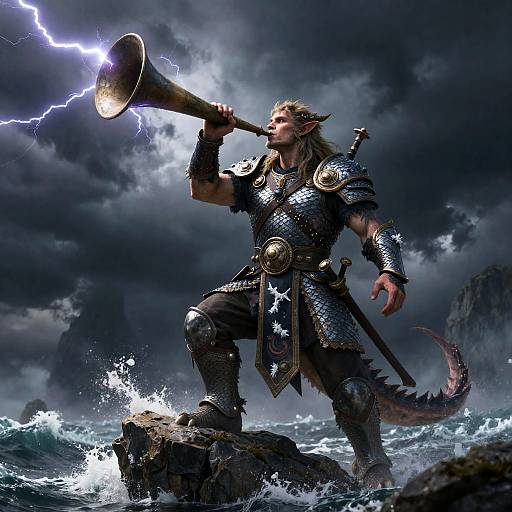 Dragonborn Storm Herald on Basalt Stack