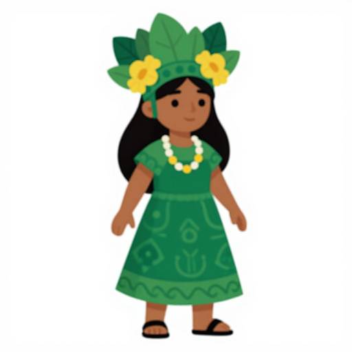 Vibrant Curupira Brazilian Folklore Illustration