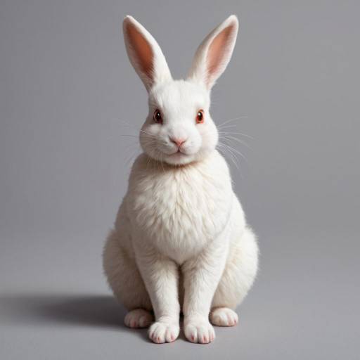 Charming Solo Rabbit with Expressive Eyes