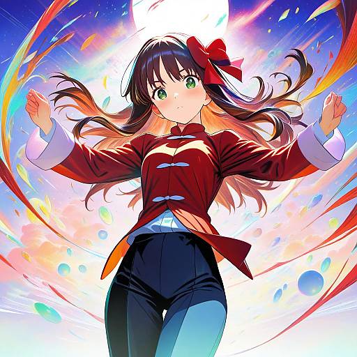 Illustration of Arima miyako, tsukihime in the style of Nababa