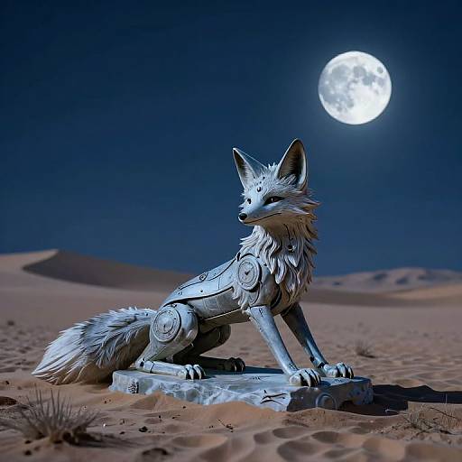 Moonlit Clockwork Fox Symphony