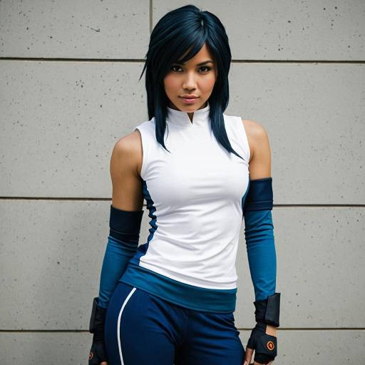 Korra Cosplay Costume Outfit Design