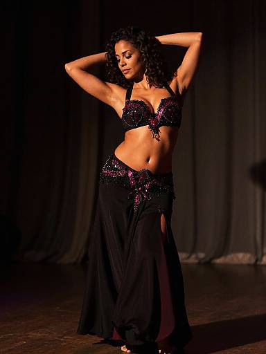 Belly Dance Portrait in Ornate Costume