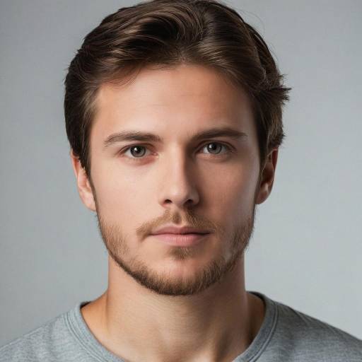 Portrait of Young Man with Beard