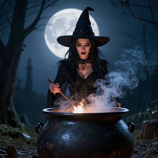 Black Witch by Full Moon Cauldron