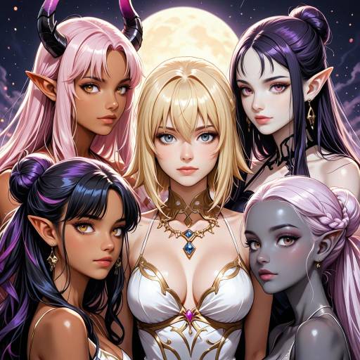 Diverse Fantasy Girls Inspired by Jeanne d'Arc