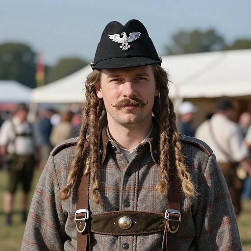 Oktoberfest Man in Traditional Outfit