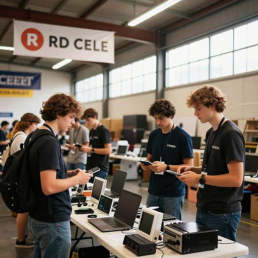 Busy Resell Event in Warehouse