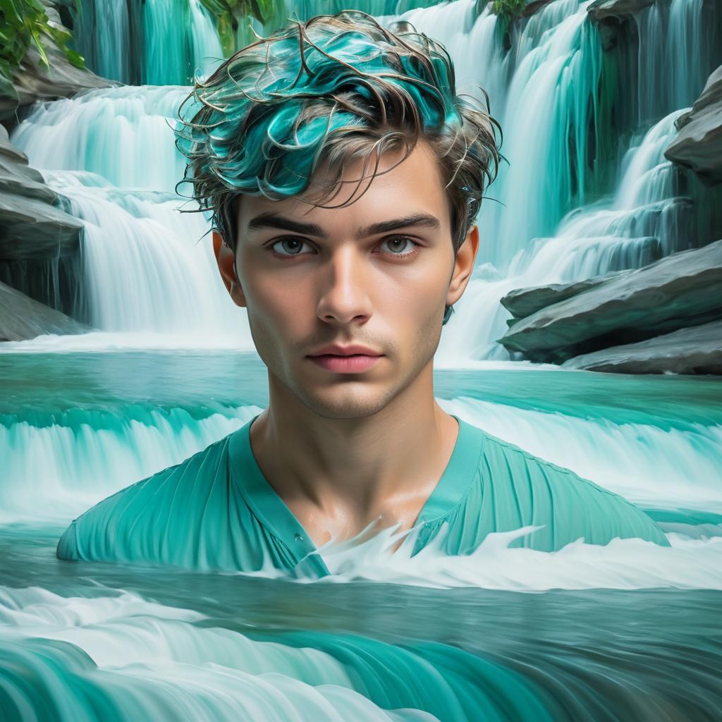 Surreal Nature-Inspired Portrait of Youth