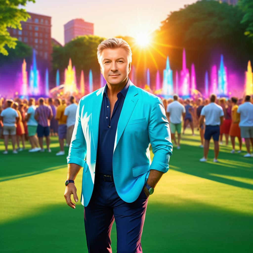 Alec Baldwin: Charismatic Leader in 8K