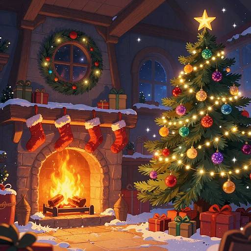 Whimsical Magical Christmas Village