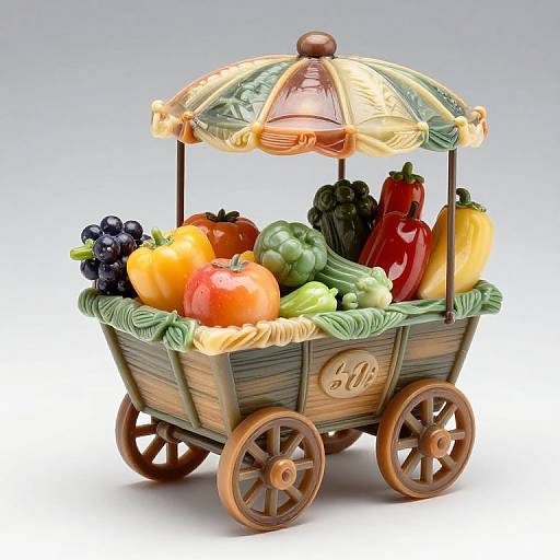 Neapolitan Nativity Fruit & Veg Cart