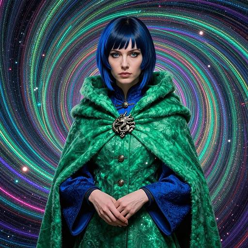 Retro Cyberpunk Spiral Honored Hierarch